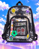 Sticker Drip Backpack - Black